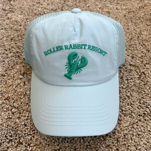 Roller Rabbit Light Blue Cap with Green Lobster